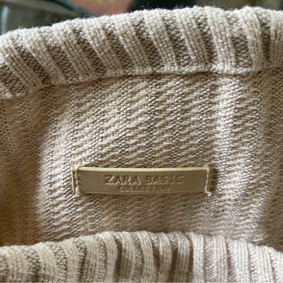 Zara Rattan Handbag, Draw String Knit Liner - Picture 6 of 10
